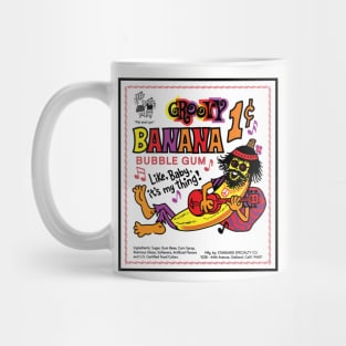 Groovy Banana Bubble Gum Mug